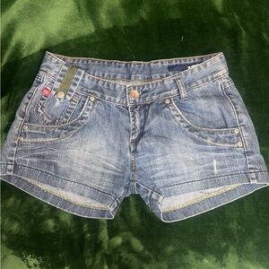 Miss Sixty Blue Jean Shorts